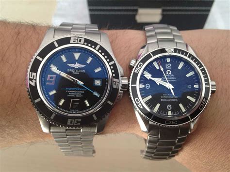 breitling superocean 2 vs omega seamaster|Breitling 17 movement review.